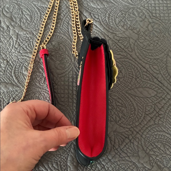 Vendula of London Elegant Black Floral Crossbody Bag - Picture 6 of 14